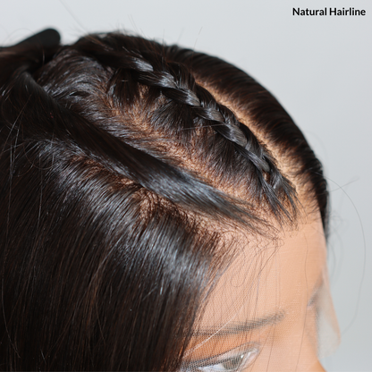 Silky Straight 13x6 HD Lace Glueless Wig-Natural Color Brown