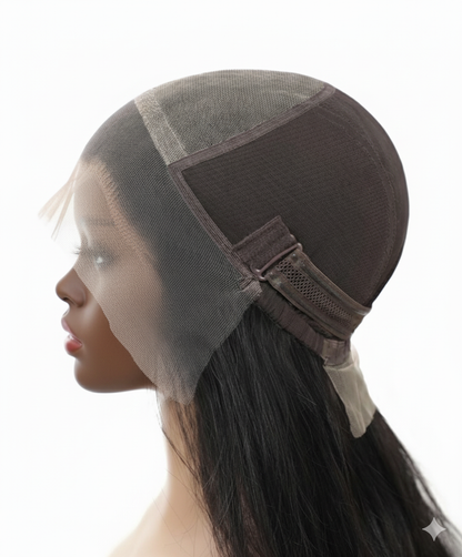 Silky Straight 13x6 HD Lace Glueless Wig-Natural Color Brown