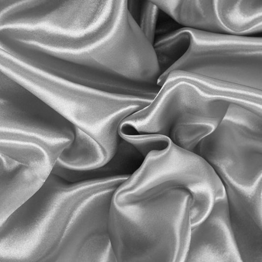 Lux Gray Satin Pillow cases